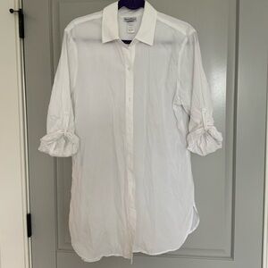 Tommy Bahama Crinkle cotton beach shirt